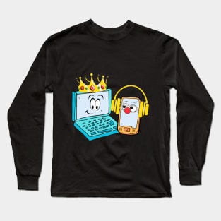 Laptop and phone Long Sleeve T-Shirt